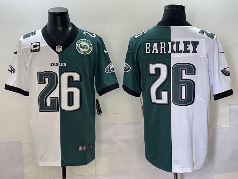 Men Philadelphia Eagles #26 Barkley green white Nike Limited NFL 2025 Jersey style 02->philadelphia eagles->NFL Jersey